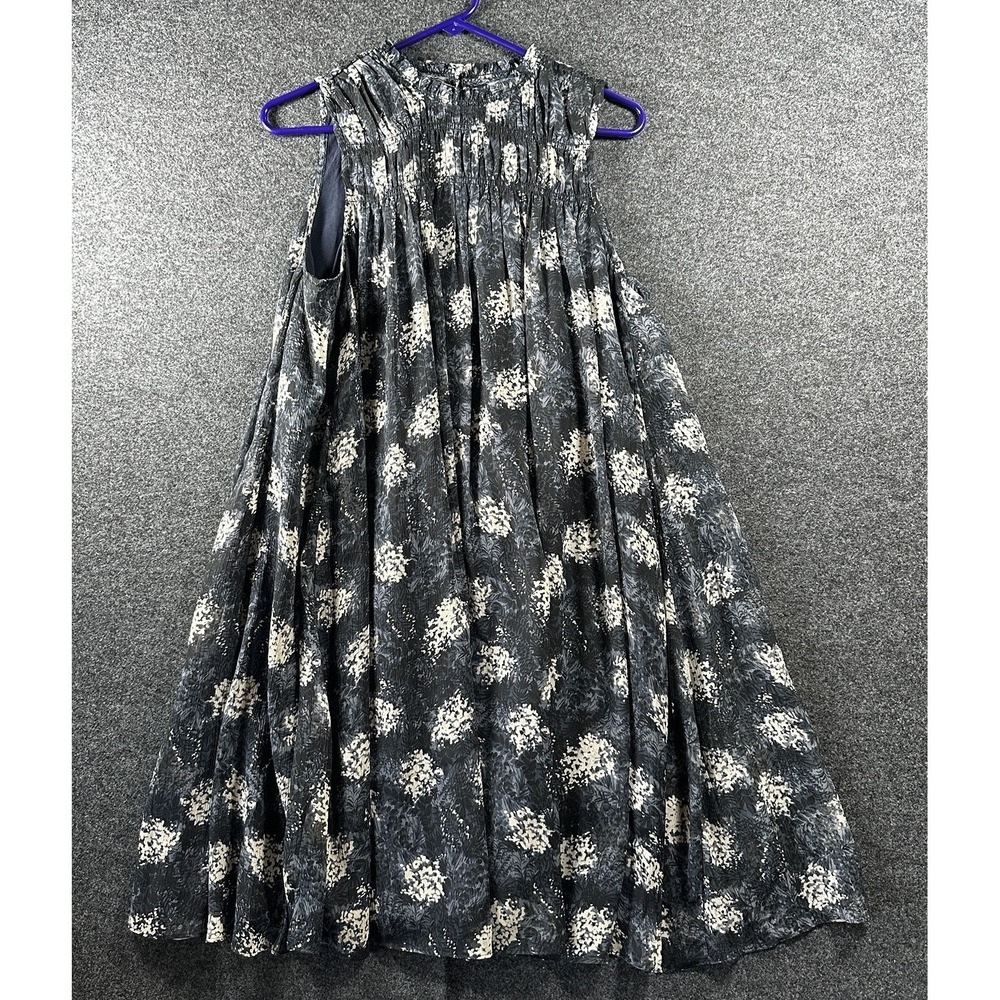 Joie NWT Women Black Baltic Print Shift Dress Sz. Med Sleeveless Mini Limited